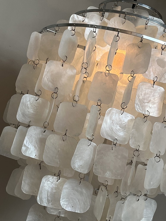Image 1 of Lampada a sospensione vintage originale capita shells shell lamp  