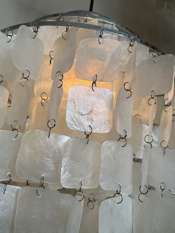 Image 1 of Lampada a sospensione vintage originale capita shells shell lamp  