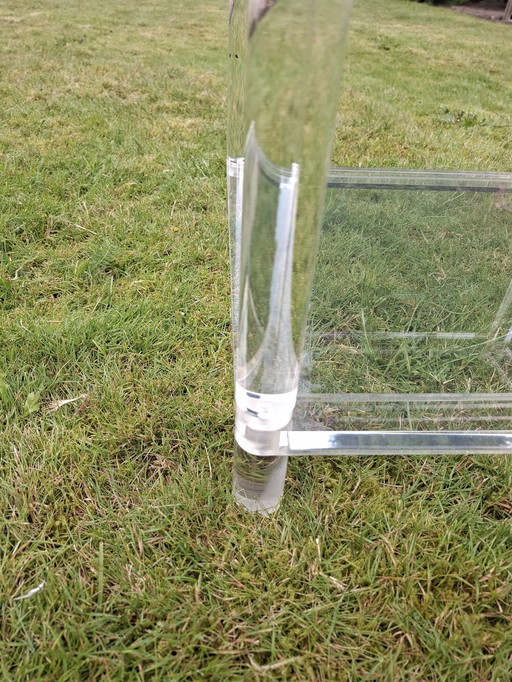 Lucite, Plexiglas Table