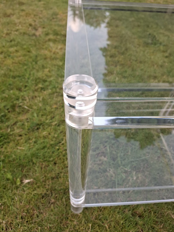 Image 1 of Lucite, Plexiglas Table