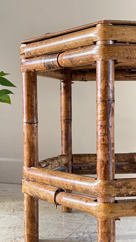 Image 1 of Vintage Bamboo Coffee Table