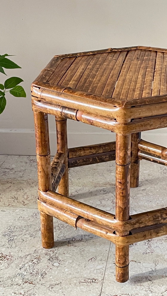 Image 1 of Vintage Bamboo Coffee Table