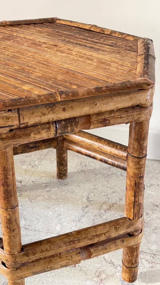 Image 1 of Vintage Bamboo Coffee Table