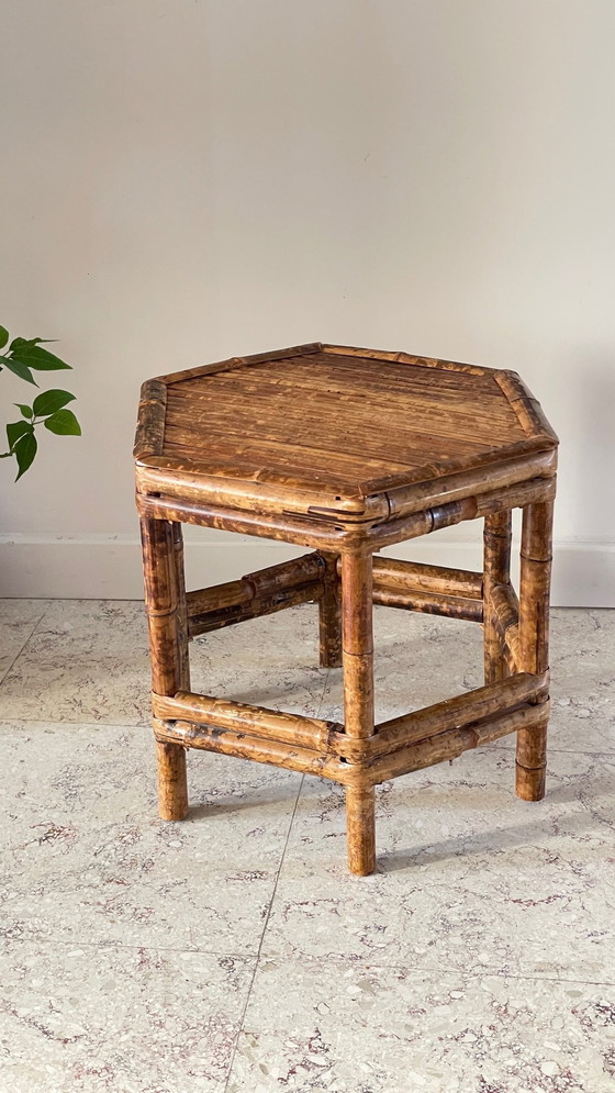 Image 1 of Vintage Bamboo Coffee Table