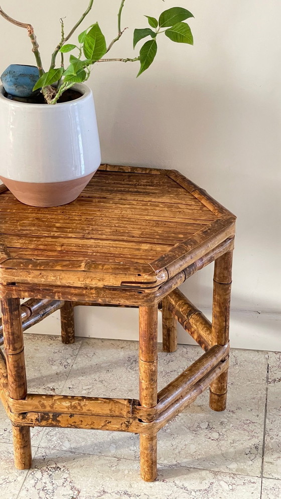 Image 1 of Vintage Bamboo Coffee Table