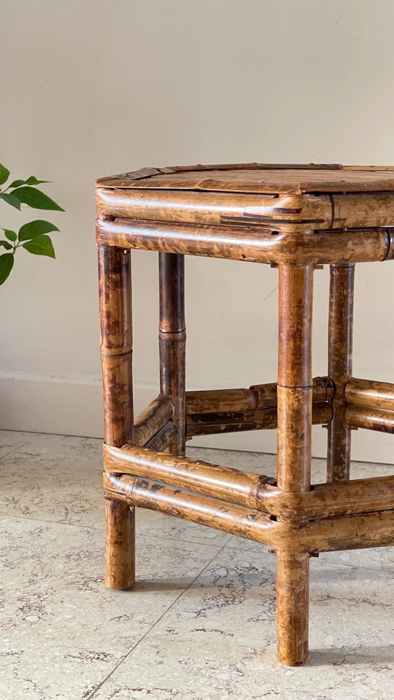 Image 1 of Vintage Bamboo Coffee Table