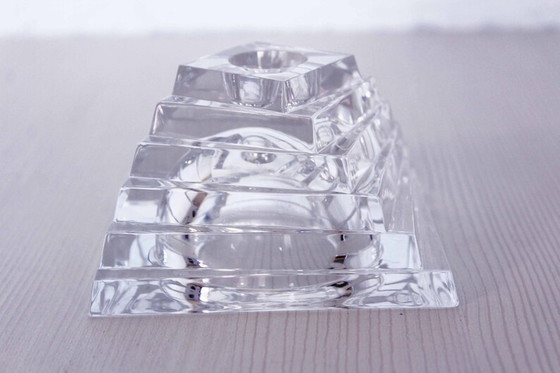 Image 1 of Elegant JG Durand crystal candle holder.