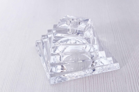 Image 1 of Elegant JG Durand crystal candle holder.