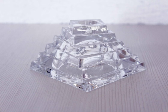 Image 1 of Elegant JG Durand crystal candle holder.