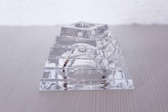 Image 1 of Elegant JG Durand crystal candle holder.