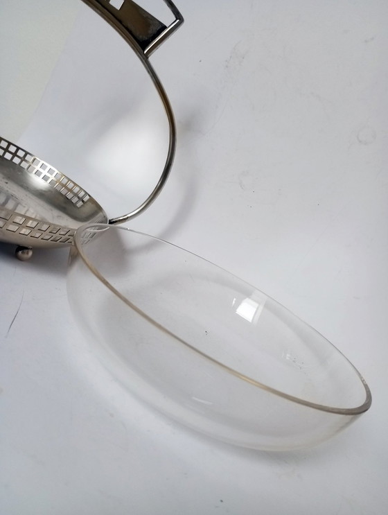 Image 1 of Josef Hoffmann Secessionista/Wiener Werkstatte Basket Argentor Cca 1905 - Unico