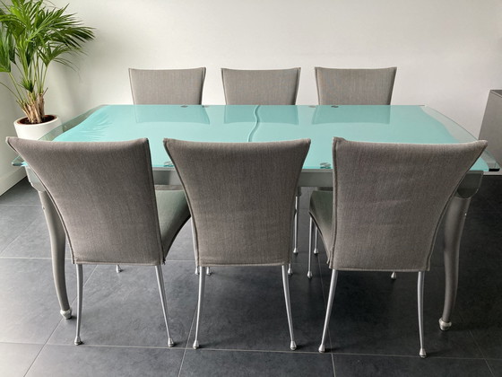 Image 1 of Dining Table(Ciacci) With 6 Chairs ((Martina)