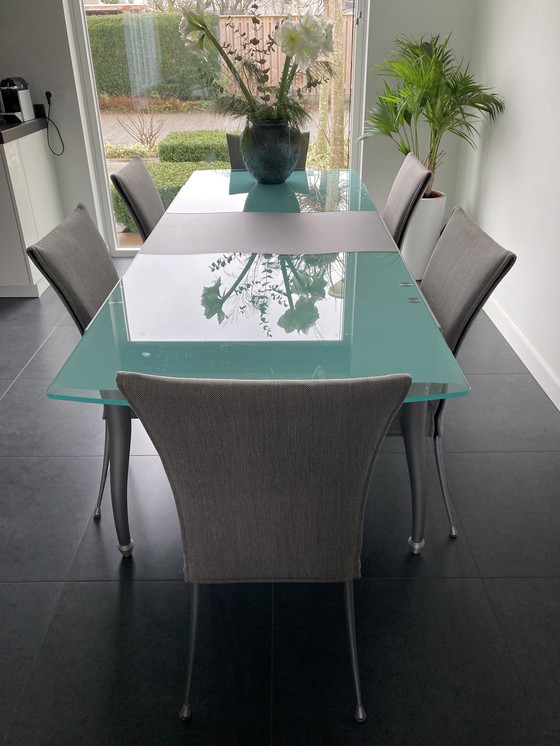 Image 1 of Dining Table(Ciacci) With 6 Chairs ((Martina)