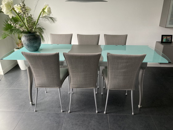 Image 1 of Dining Table(Ciacci) With 6 Chairs ((Martina)