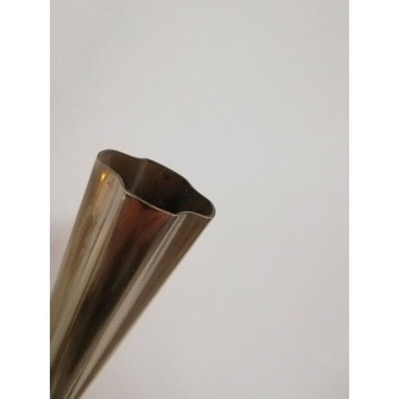 Image 1 of Pair of vintage brass sconces by Oscar Torlasco, Italy 1950