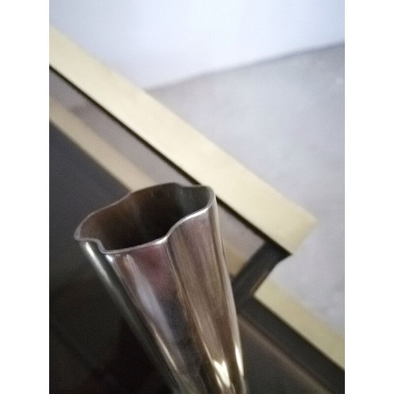 Image 1 of Pair of vintage brass sconces by Oscar Torlasco, Italy 1950