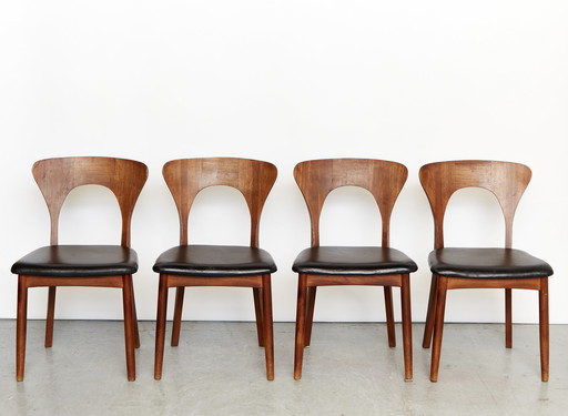 Niels Kofoed "Peter" Dining Chair for Hornslet I Set of Four