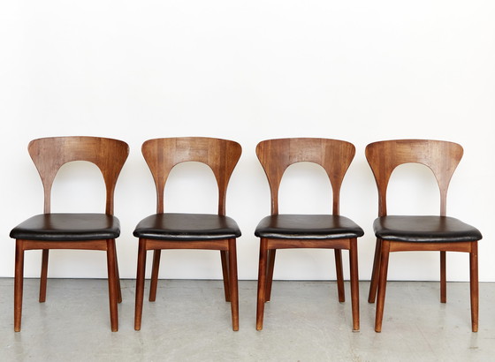 Image 1 of Niels Kofoed "Peter" Dining Chair for Hornslet I Set of Four