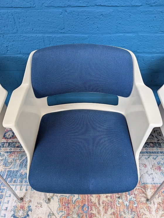Image 1 of 4X Vintage Bucket Chairs Gispen 2225, Andre Cordemeyer
