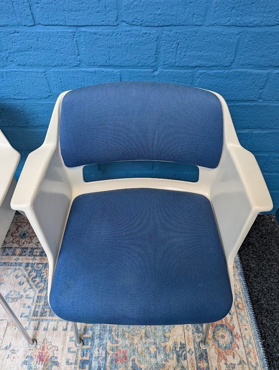 Image 1 of 4X Vintage Bucket Chairs Gispen 2225, Andre Cordemeyer