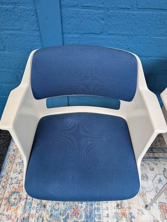 Image 1 of 4X Vintage Bucket Chairs Gispen 2225, Andre Cordemeyer