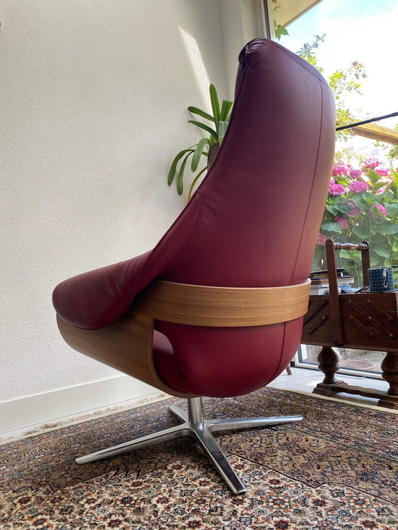 Image 1 of Relax Armchair Leo Lux Cream With Hocker