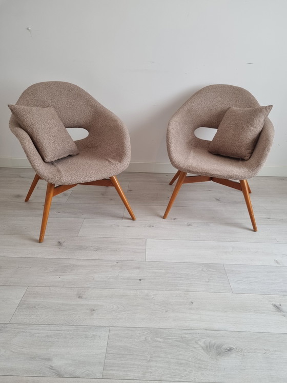 Image 1 of 2 × Miroslav Navratil Bucket Chairs