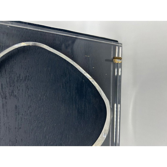 Image 1 of Dipinto vintage in plexiglass con violino intagliato