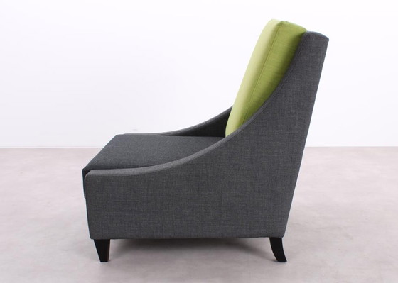 Image 1 of Fauteuil Lyndon Vernon dossier vert