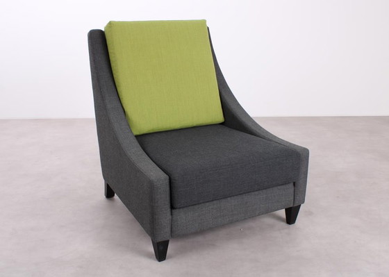 Image 1 of Lyndon Vernon armchair back green