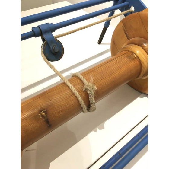 Image 1 of Anelli da ginnastica in legno d'epoca, Cecoslovacchia, anni '40