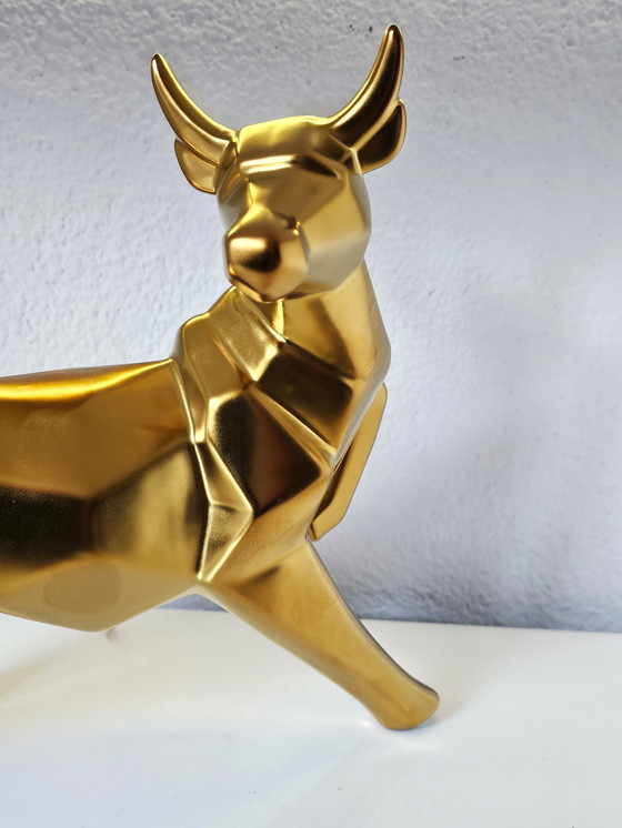 Image 1 of Stylized Sculpture Bull