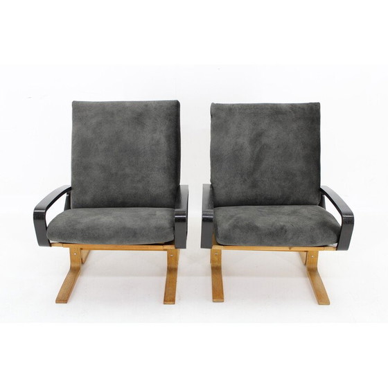 Image 1 of Vintage armchairs by Ludvik Volak for Drevopodnik Holesov, Czechoslovakia 1970