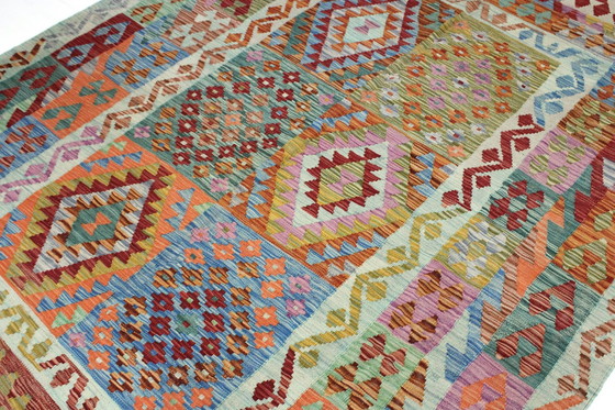 Image 1 of Original Old Style Kelim Afghan 246 X 178 Cm Top Condition