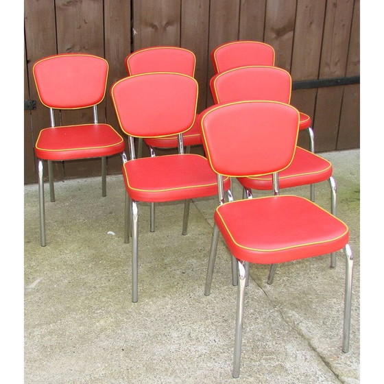 Image 1 of Set of 6 vintage chairs Goin, Germany 1980s