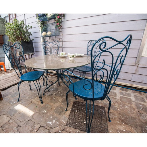 Sala de estar vintage Fermob 1950