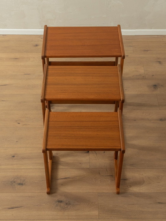 Image 1 of 3X Danish Nesting Tables