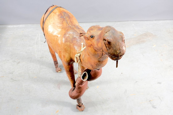 Image 1 of Mid-Century leather camel, 1960s