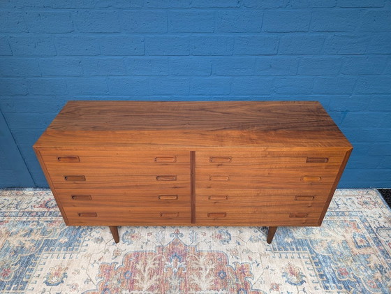 Image 1 of Cassettiera doppia vintage degli anni '60, design danese di Hundevad