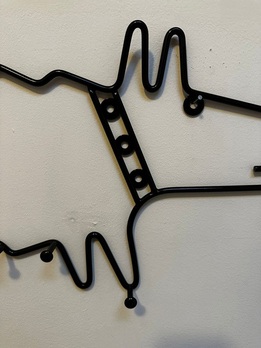 Frän Coat Rack Dog Black Vintage Ikea Ehlén Johansson