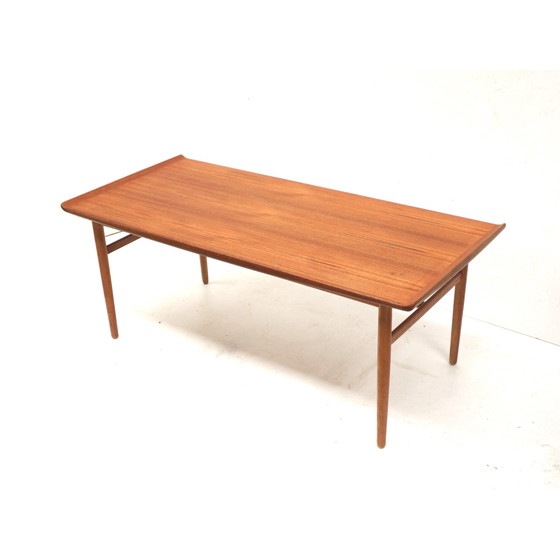 Image 1 of Vintage Teak Coffee Table By Alf Svensson For Tingströms Sweden