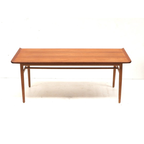 Image 1 of Vintage Teak Coffee Table By Alf Svensson For Tingströms Sweden
