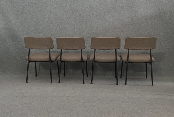 Image 1 of 4× Mauser Chairs Mid - Century Modern Design Kitchen Chair Kitchen Chair 60s Vintage Retro 60S