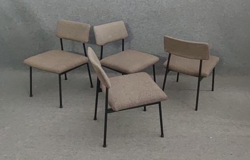 4× Mauser Chairs Mid - Century Modern Design Kitchen Chair Kitchen Chair 60s Vintage Retro 60S