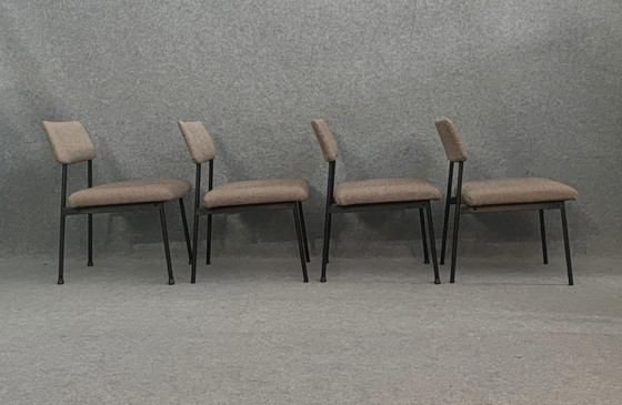 Image 1 of 4× Mauser Chairs Mid - Century Modern Design Kitchen Chair Kitchen Chair 60s Vintage Retro 60S