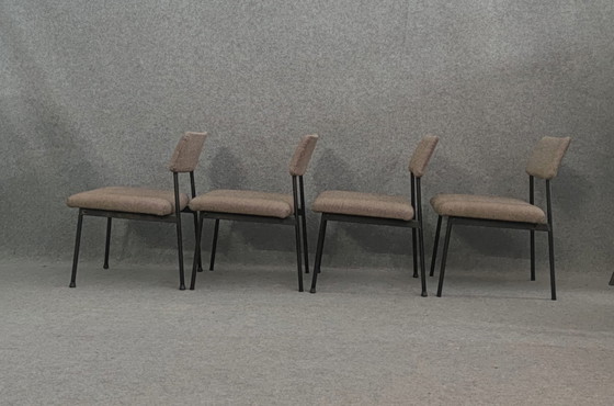 Image 1 of 4× Mauser Chairs Mid - Century Modern Design Kitchen Chair Kitchen Chair 60s Vintage Retro 60S