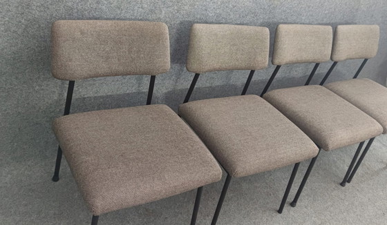 Image 1 of 4× Mauser Chairs Mid - Century Modern Design Kitchen Chair Kitchen Chair 60s Vintage Retro 60S