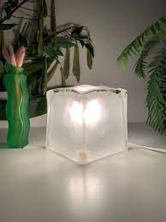 Image 1 of 3x Ice Cube table lamp