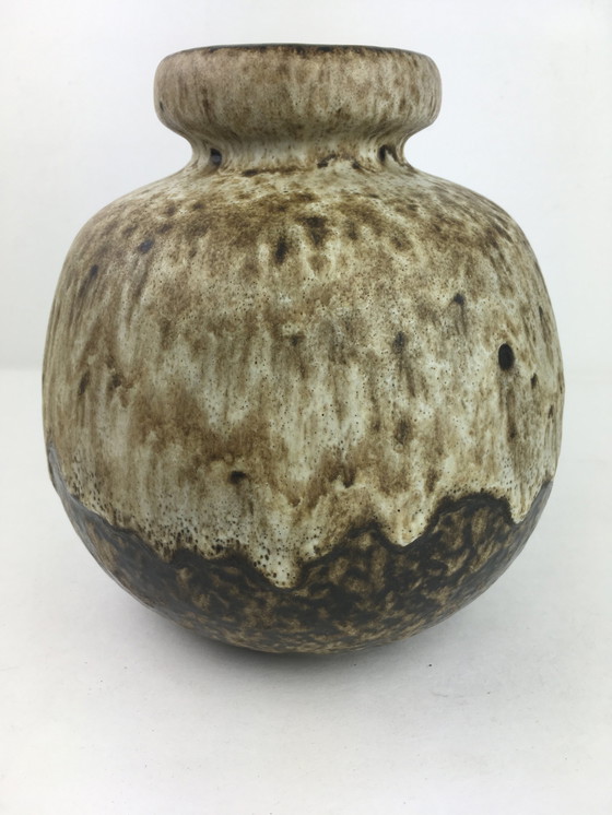 Image 1 of Scheurich Allemagne de l'Ouest vase boule grand