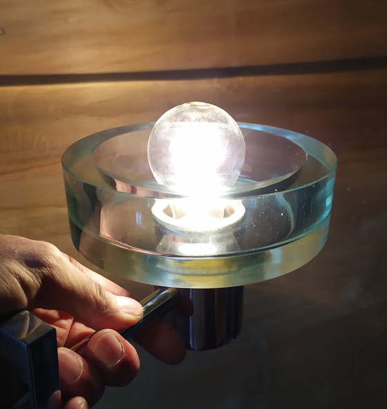 Image 1 of Wall lights in Murano glass by Flavio POLI for Seguso,1970, set of two